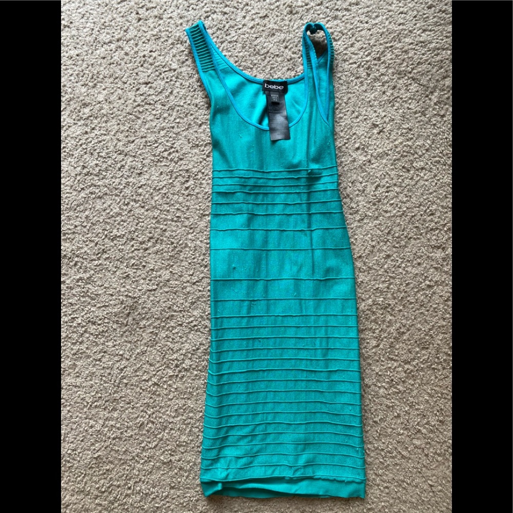 Teal Fitted Dress